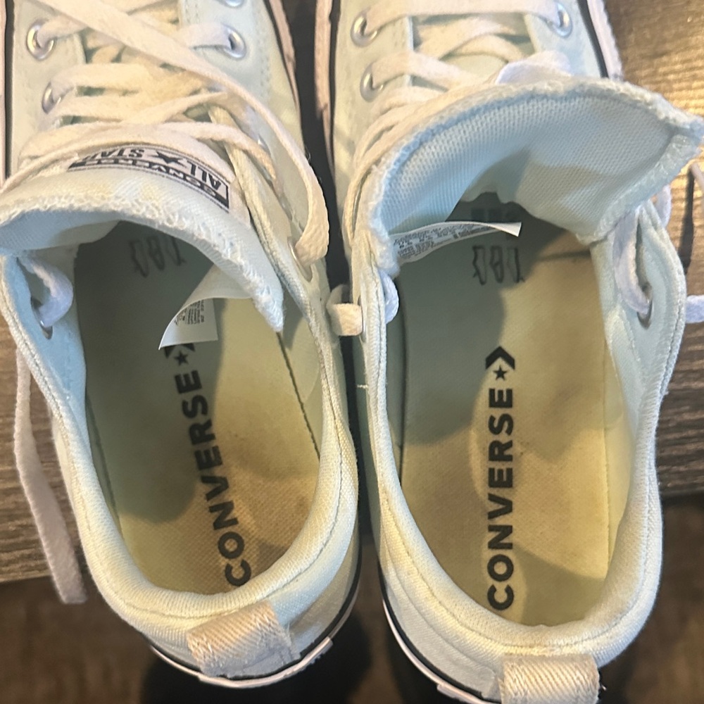 Converse Light Blue All Star Sneakers - Picture 10 of 10
